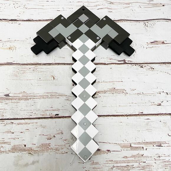 MINECRAFT Transforming 2 In 1 Iron Sword Pick Axe Toy 2014 - Picture 3 of 4